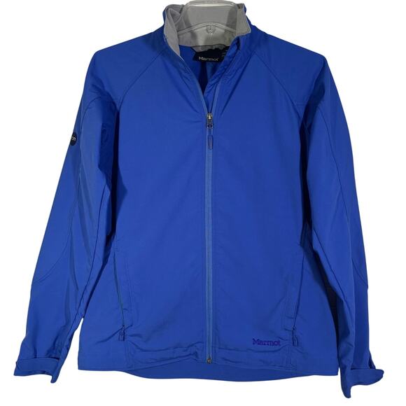 Marmot Women's Size M Levity Brilliant Blue Full Zip Lightweight Jacket - Picture 1 of 4